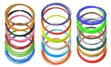Цветной ABS-пластик для 3D ручек, 15 цветов на выбор по 10 м