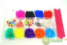 Набор резинок для плетения Loom Bands Colorful (Лум Бэндс) (арт. 9-1240) "0098"